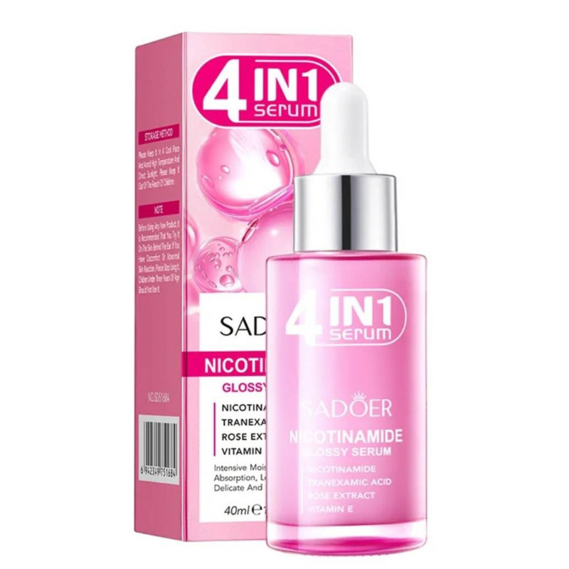 سرم ضدلک سادور مدل Nicotinamide 4 in 1 مناسب برای انواع پوست حجم 40 میلی لیتر