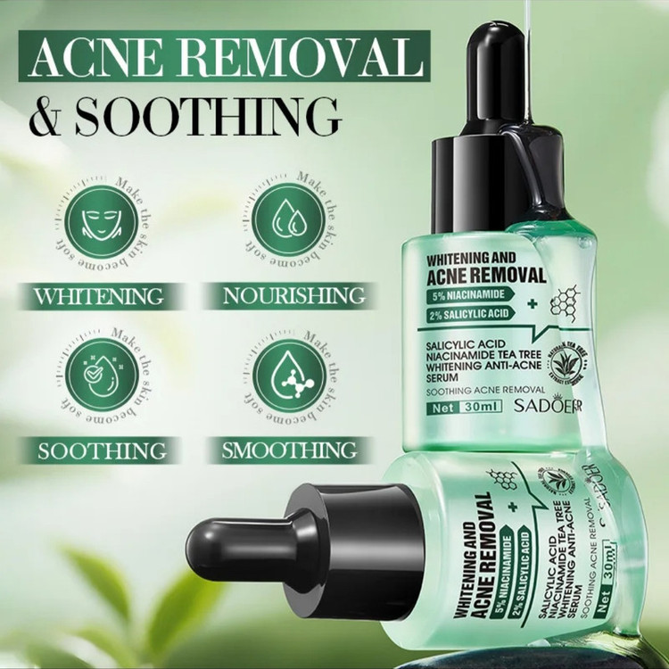 سرم ضد جوش و روشن کننده سادور مدل ANTI-ACNE مناسب برای پوستهای آکنهای حجم 30 میلیلیتر