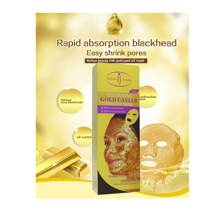 ماسک صورت ایچون بیوتی مدل GOLD CAVIAR حجم 120 میلی لیتر