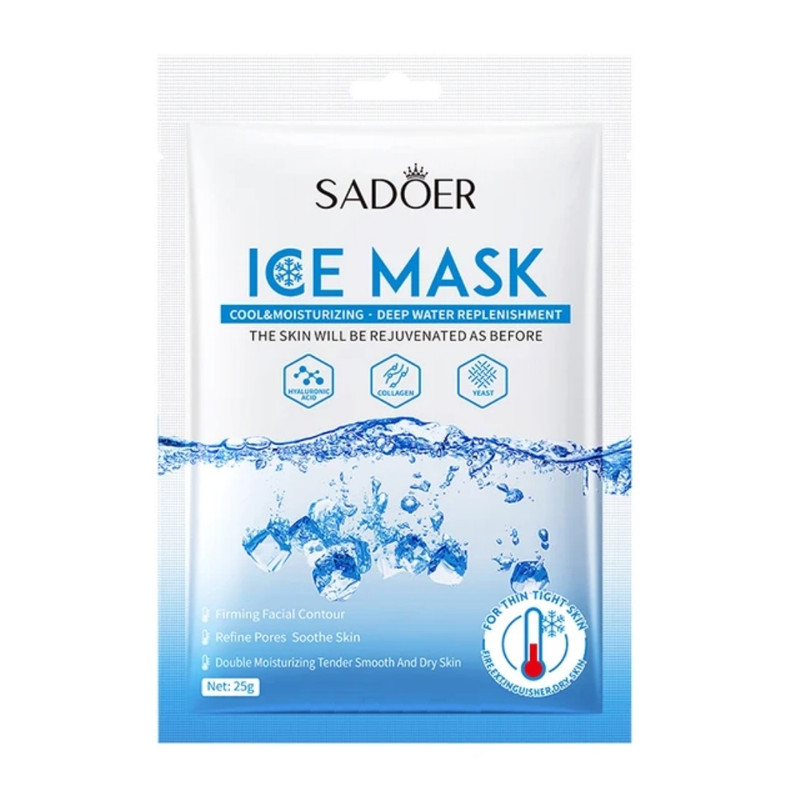 ماسک صورت سادور مدل  Ice Collagen مناسب انواع پوست حجم 25 میلی لیتر